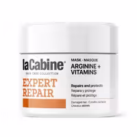 ماسک مو ترمیم کننده لاکابین حاوی ویتامین و آرژنین مناسب موهای خشک و آسیب دیده Lacabine expert repair