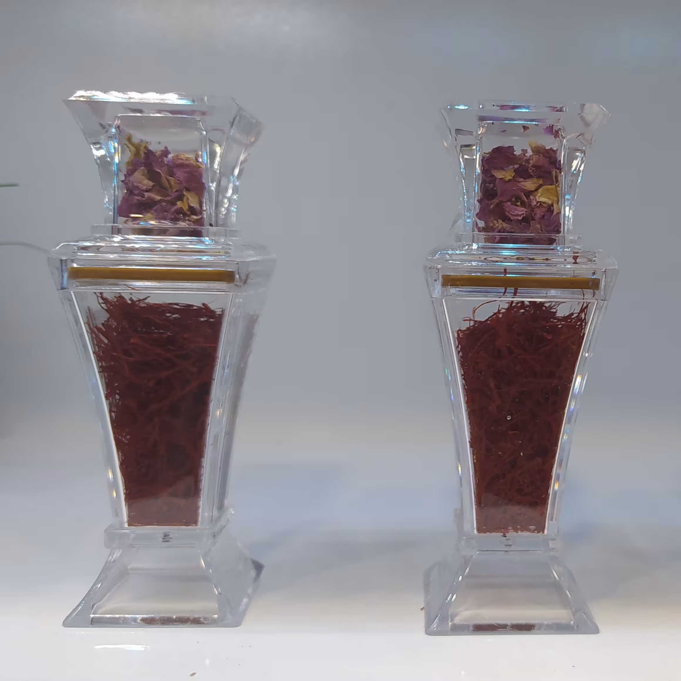 زعفران دومثقالی شیشه ای 