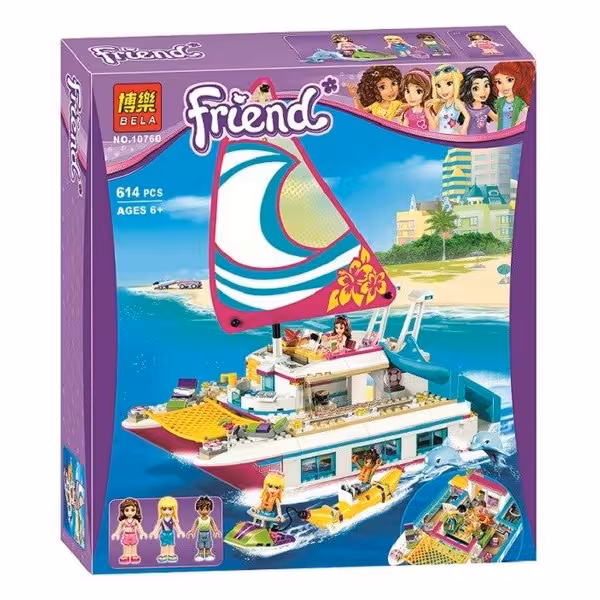 لگو فرندز قایق تفریحی