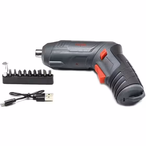 پیچ گوشتی شارژی فیکس مدل STSD-4001.1 اتوماتیک ۴ ولت