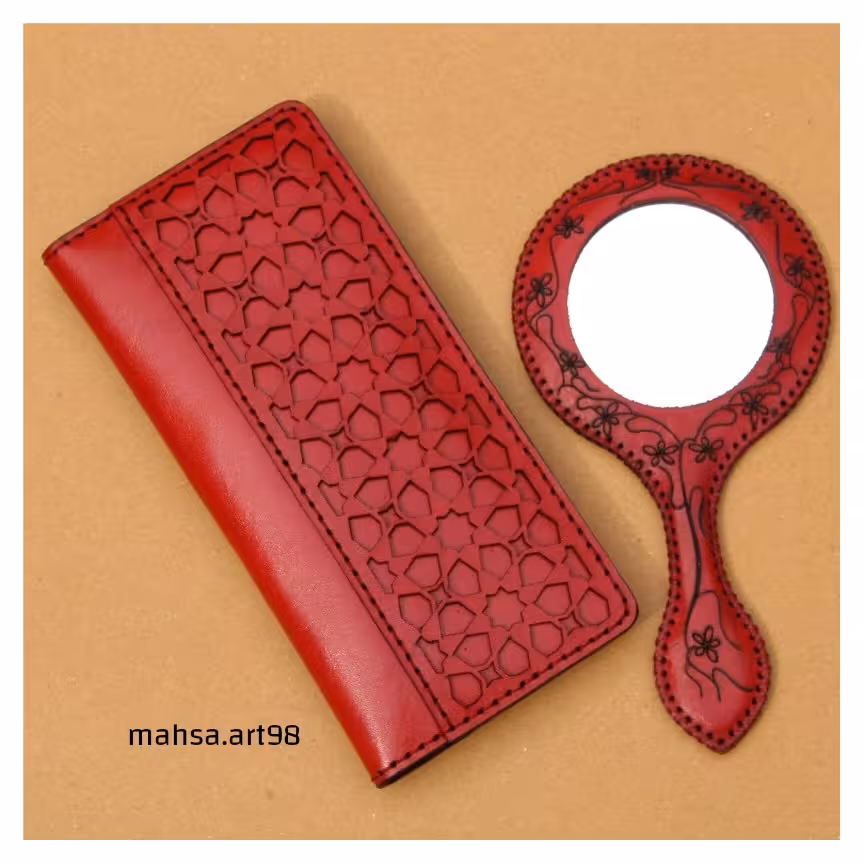 ست کیف پول و آیینه