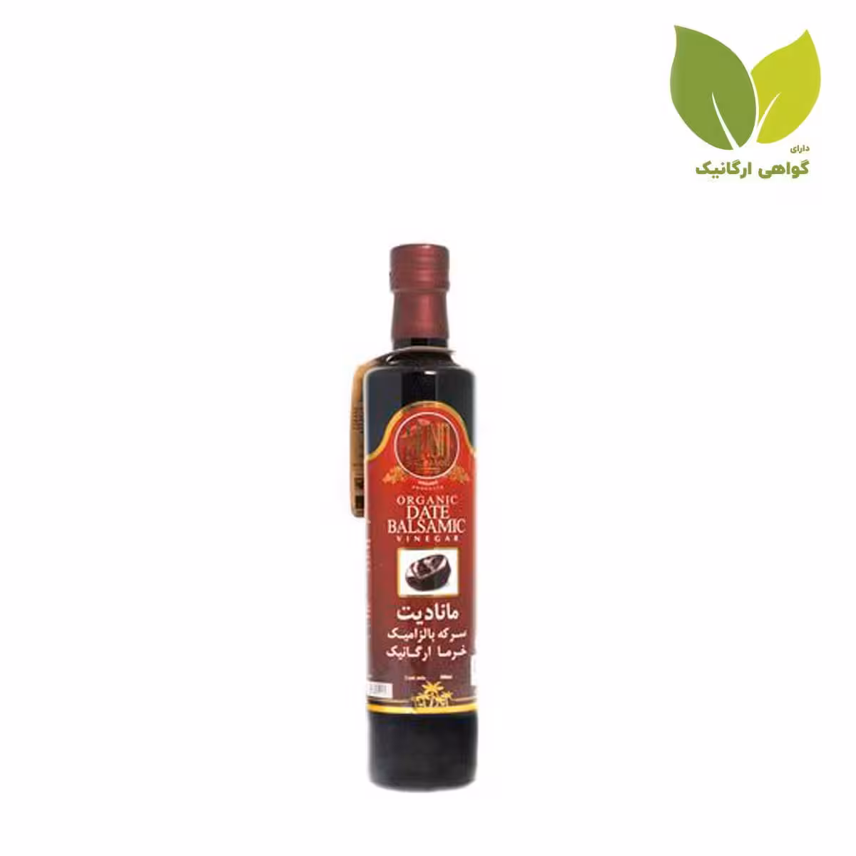 سرکه بالزامیک ارگانیک500سی سی مانادیتManadate organic balsamic vinegar 500cc