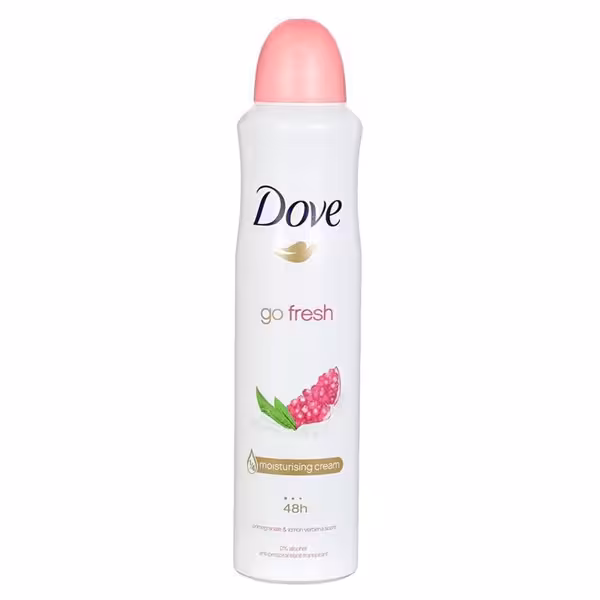 اسپری ضد تعریق زنانه داو مدل go fresh رایحه انار حجم 250ml
