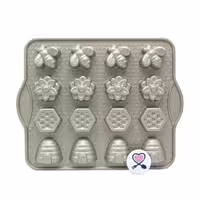 قالب شیرینی کوچک طرح زنبور Nordic Ware – مدل Busy Bee Bitelet