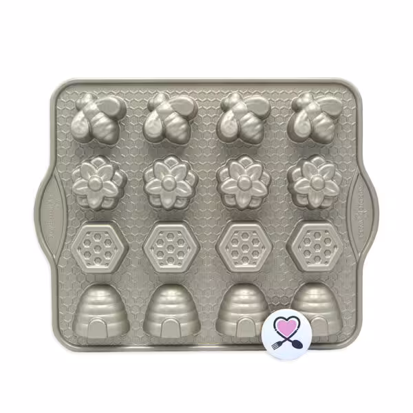 قالب شیرینی کوچک طرح زنبور Nordic Ware – مدل Busy Bee Bitelet