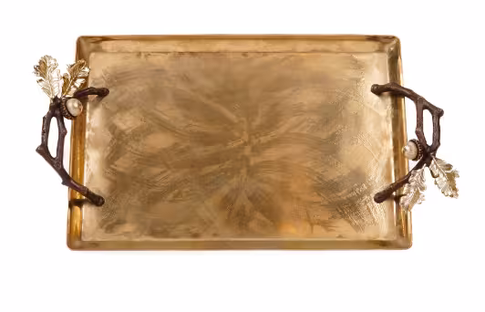 سینی مستطیل متوسط بلوط