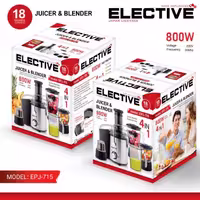 آبمیوه گیری  4 کاره مدل 715 elective تحت لیسانس ژاپن (پس کرایه)