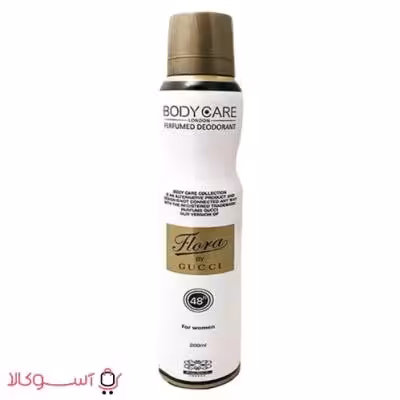 اسپری بدن زنانه بادی کر مدل flora by gucci حجم 200 میلی لیتر