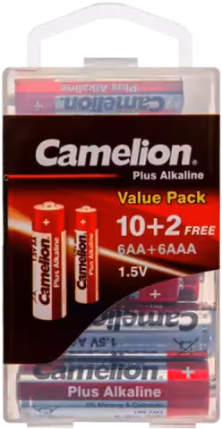باتری قلمی و نیم قلمی Camelion مدل PLUS ALKALINE 6LR6 6LR03-PBH