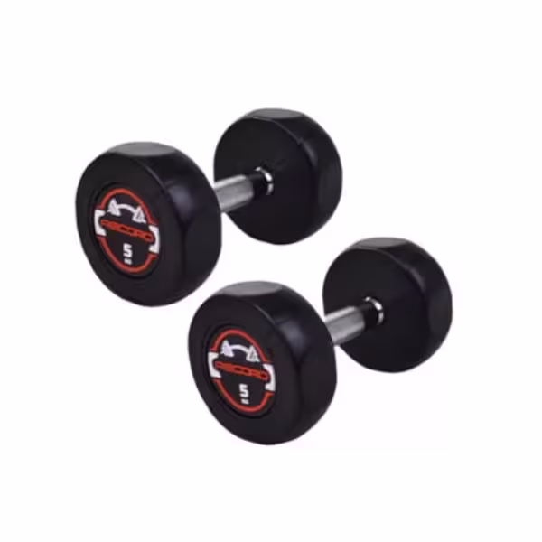 دمبل گرد وزن 5 کیلوگرم round dumbbell