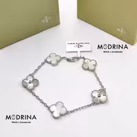 دستبند ون کلیف صدفی استیل