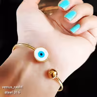 بنگل استیل مدل چشم نظر