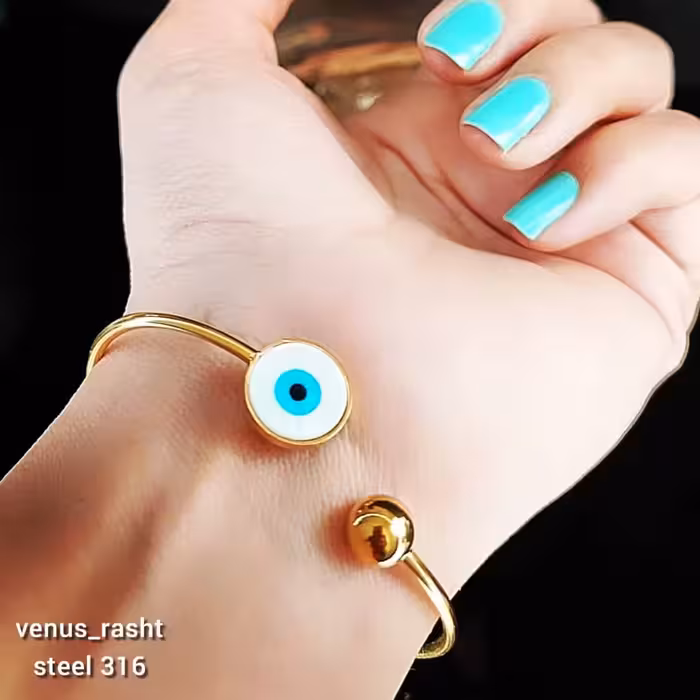 بنگل استیل مدل چشم نظر