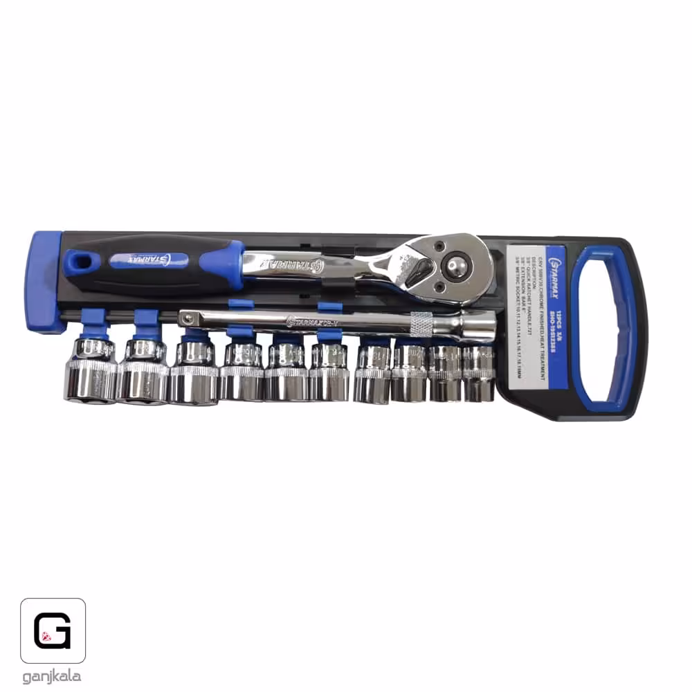 ست بکس 12 پارچه 3/8 ریلی استارمکس