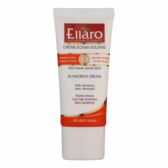 ضد آفتاب انواع پوست بیرنگ spf50 الارو