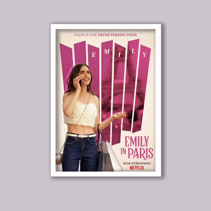 تابلو سريال امیلی در پاریس Emily in Paris