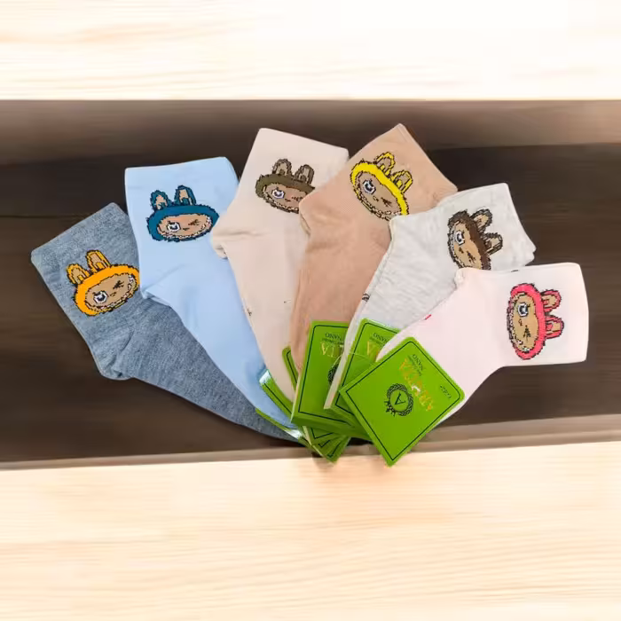 جوراب نیم ساق .بچگانه ارمیتا 6 شماره کد 100