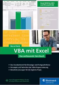 خرید و دانلود نسخه کامل کتاب VBA mit Excel: Das umfassende Handbuch