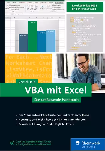 خرید و دانلود نسخه کامل کتاب VBA mit Excel: Das umfassende Handbuch