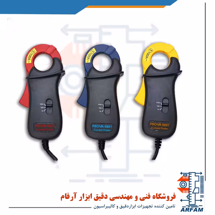 پراب جریان انبری سه تایی تس مدل TES PROVA 6801