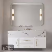 روشویی سرامیکی با کابین زرین نیک کد ZN1120