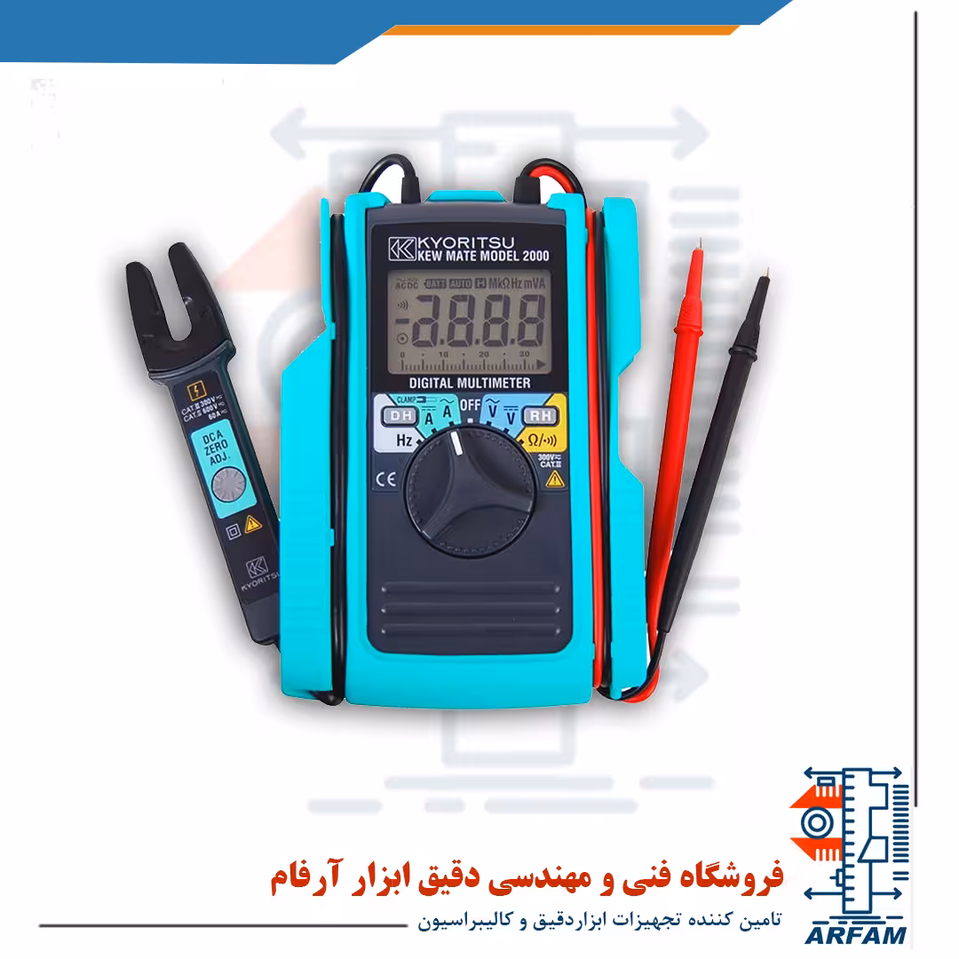 مولتی متر دیجیتال مینی کلمپ کیوریتسو مدل Kyoritsu 2000
