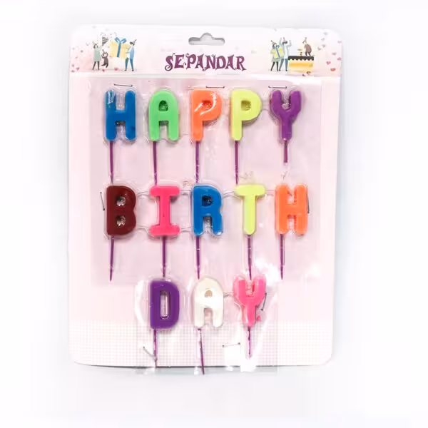 شمع هپی رنگی