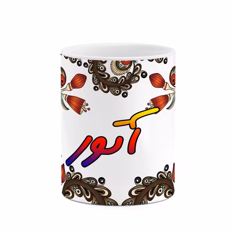 خرید ماگ-لیوان اسم آتور سنتی گل و بته کد mgh43287