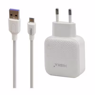 شارژر هیسکا مدل H-111Q همراه با کابل MicroUSB
