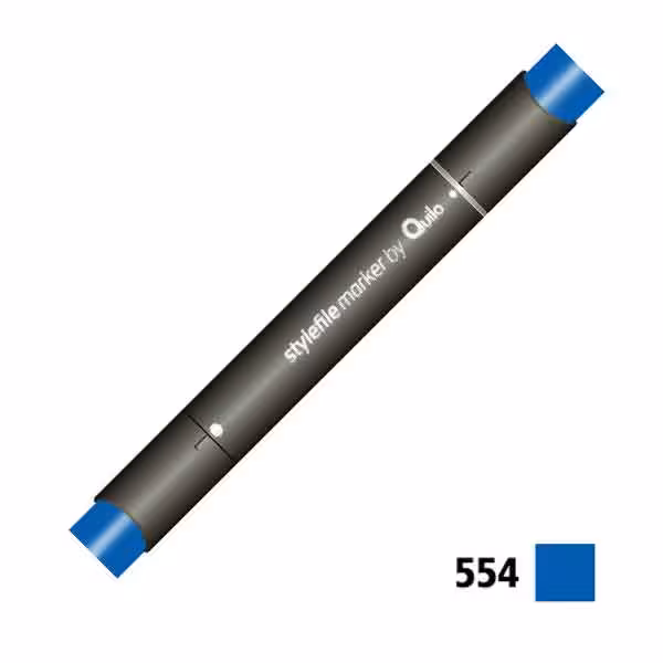 ماژیک راندو دوسر کوییلو کد 554 مدل Stylefile (رنگ napoleon blue)