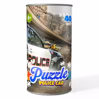 پازل 40 تکه کارتون ماشین پلیس