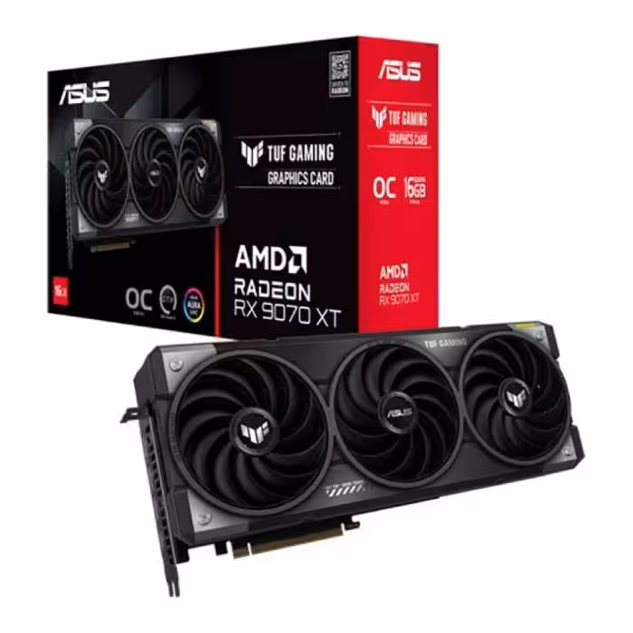 قیمت کارت گرافیک مدل ASUS TUF Gaming Radeon RX 9070 XT OC Edition 16GB GDDR6