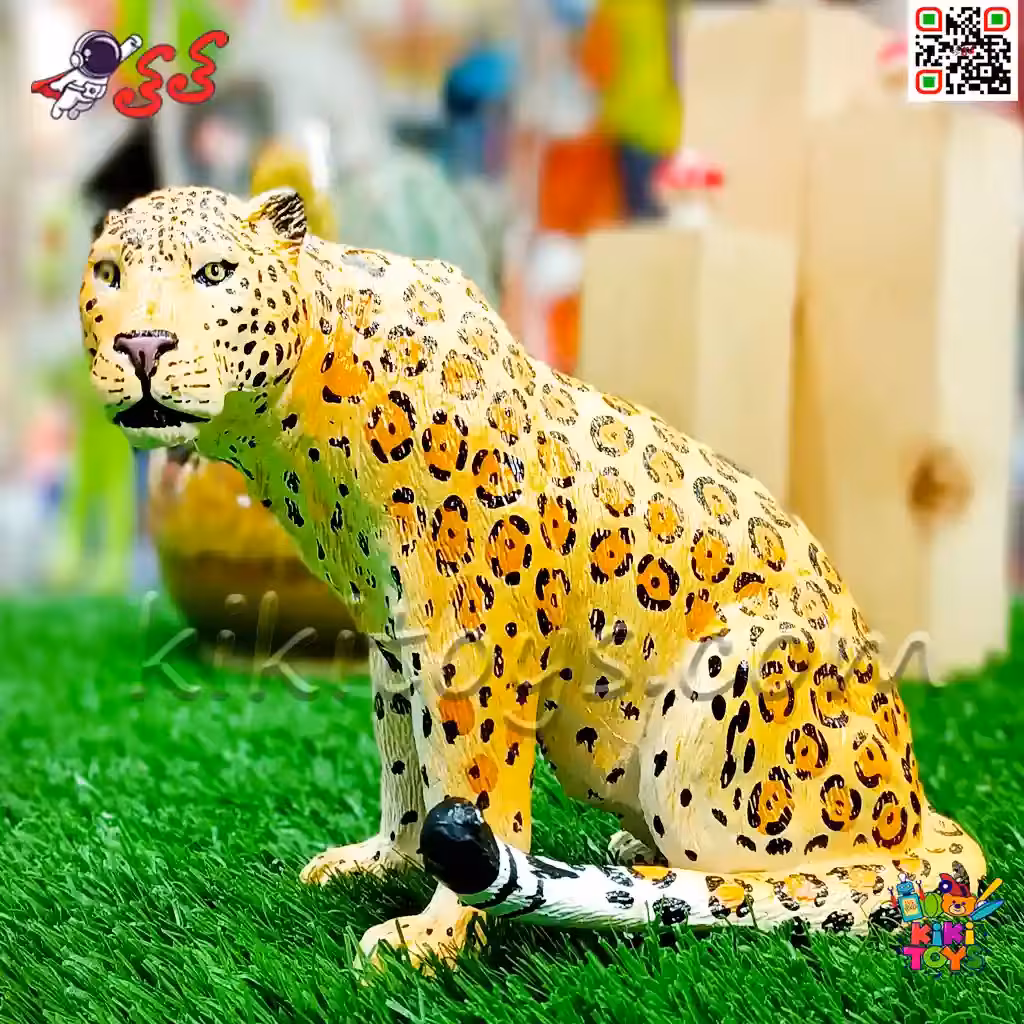 فیگور حیوانات ماکت پلنگ اسباب بازی Leopard figure X154