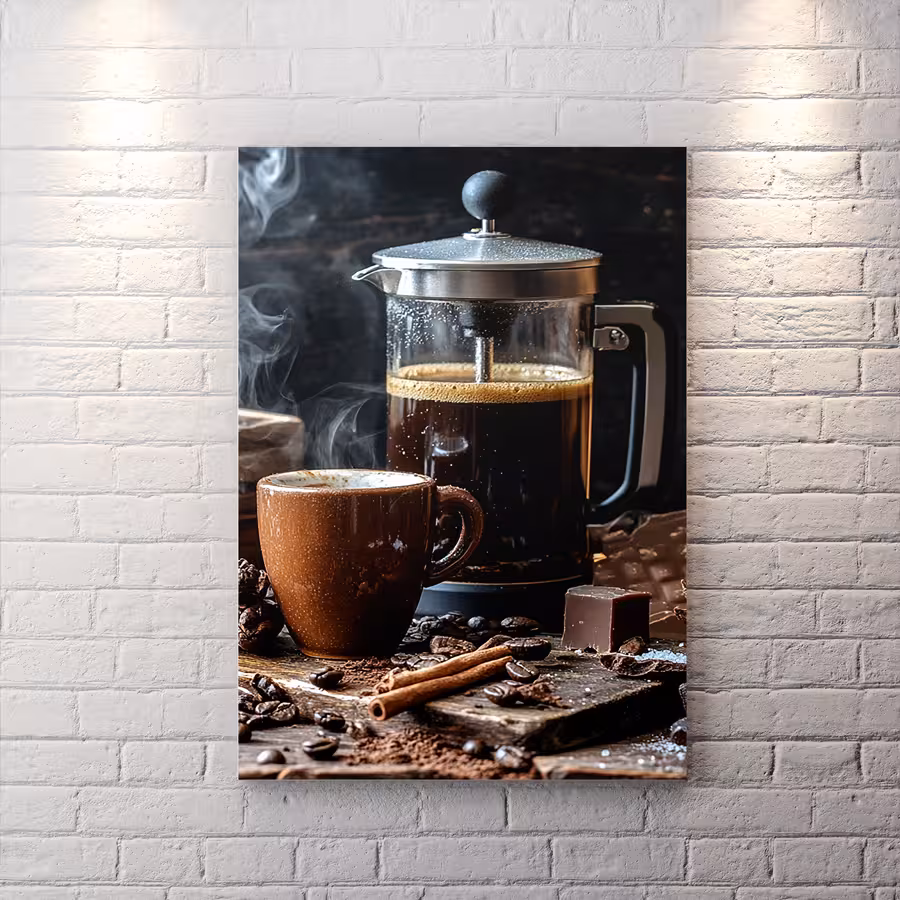 تخته شاسی دکوراتیو طرح کاپ قهوه HQCs-2582