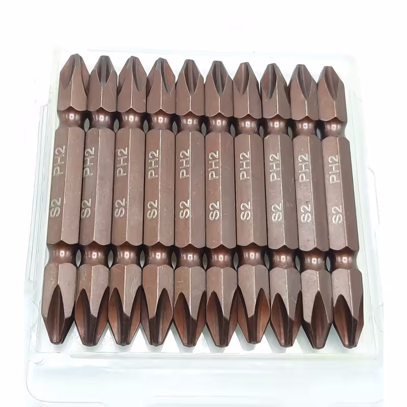 سری پیچ گوشتی دو سر چهار سو مدل HRC56-58 بسته 10 عددی | کالا مکس