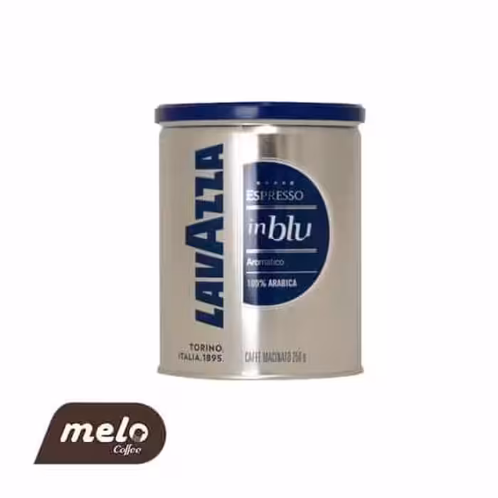 قهوه لاوازا فلزی مدل Espresso In blu (آسیاب 250 گرمی)