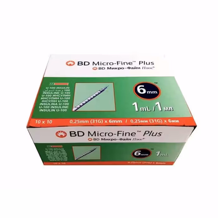 سرنگ انسولین BD 1ml