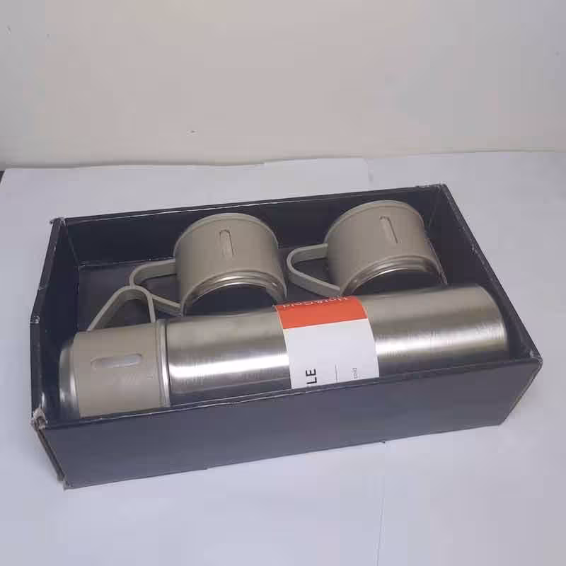 ست فلاسک کادویی به همراه سه لیوان مدل VACUUM FLASK