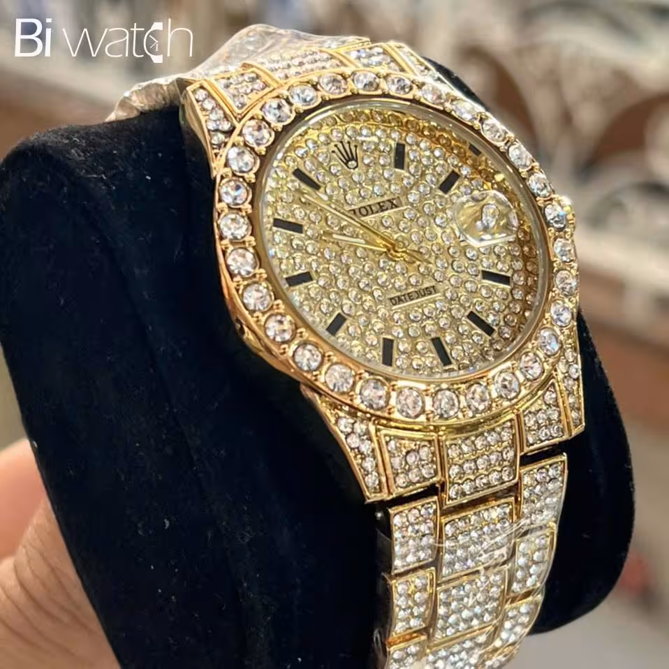 ساعت مچی فول نگین رولکس Rolex Date-Just 1965D