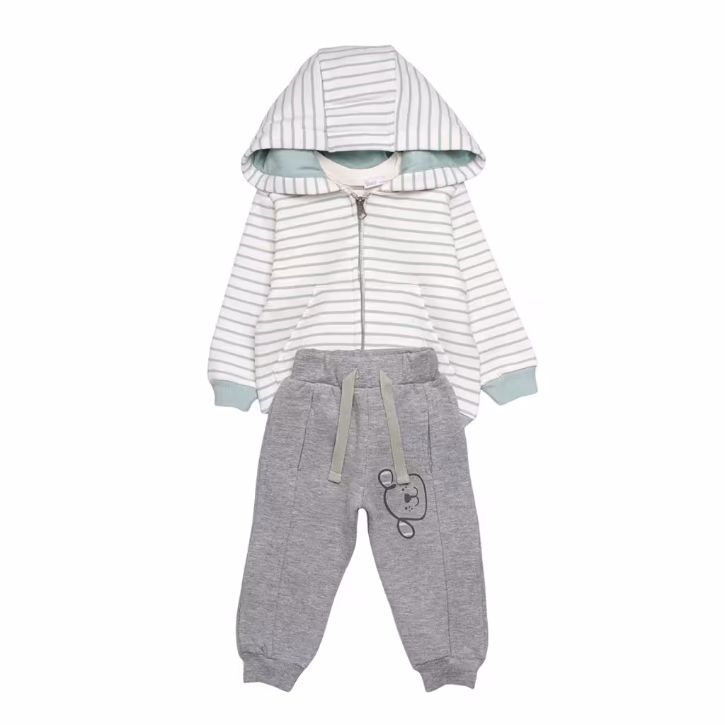 ست سویشرت بلوز شلوار پاپو Alpay نخ کرکی Papo