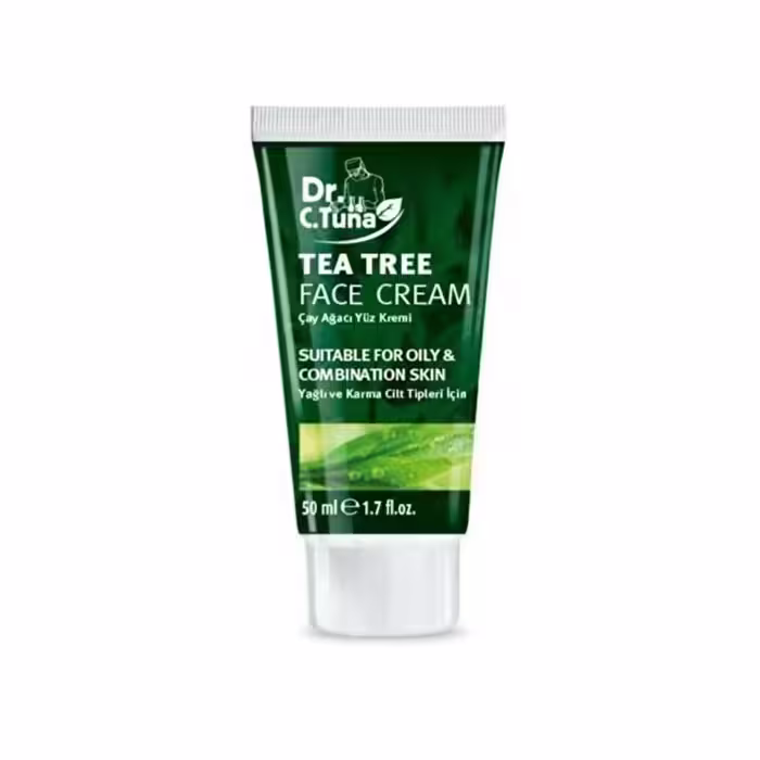 کرم مرطوب کننده آبرسان صورت دکتر سی تونا فارماسی درخت چای تی تری طرح قدیم حجم 50 میل