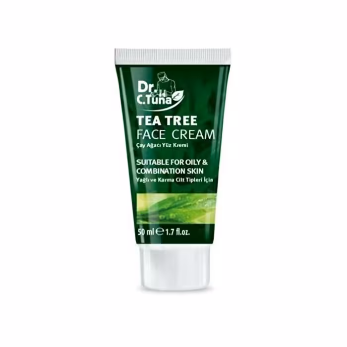 کرم مرطوب کننده آبرسان صورت دکتر سی تونا فارماسی درخت چای تی تری طرح قدیم حجم 50 میل
