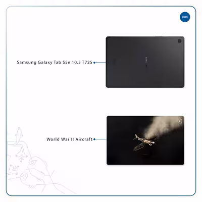 برچسب پوششی ماهوت مدل World War II Aircraft مناسب برای تبلت سامسونگ Galaxy Tab S5e 10.5 2019 T725