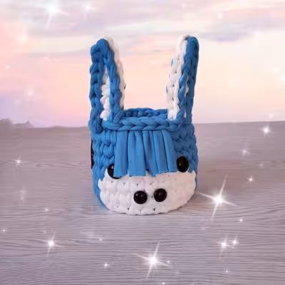 سبد قلاب بافی تریکو مدل نظم دهنده طرح لاما کد 80066