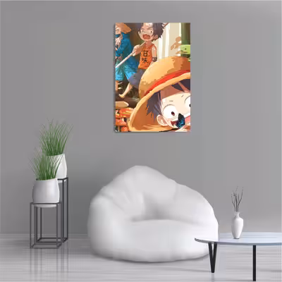 تابلو شاسی طرح انیمه وان پیس One Piece مدل M0325