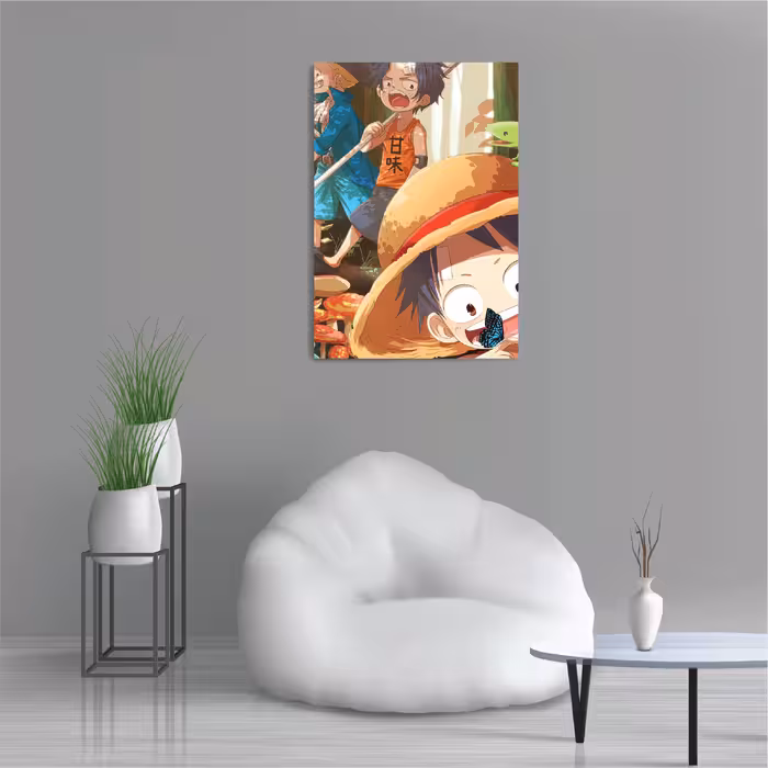 تابلو شاسی طرح انیمه وان پیس One Piece مدل M0325