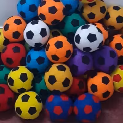 توپ بازی مدل فوتبال طرح چهل تکه