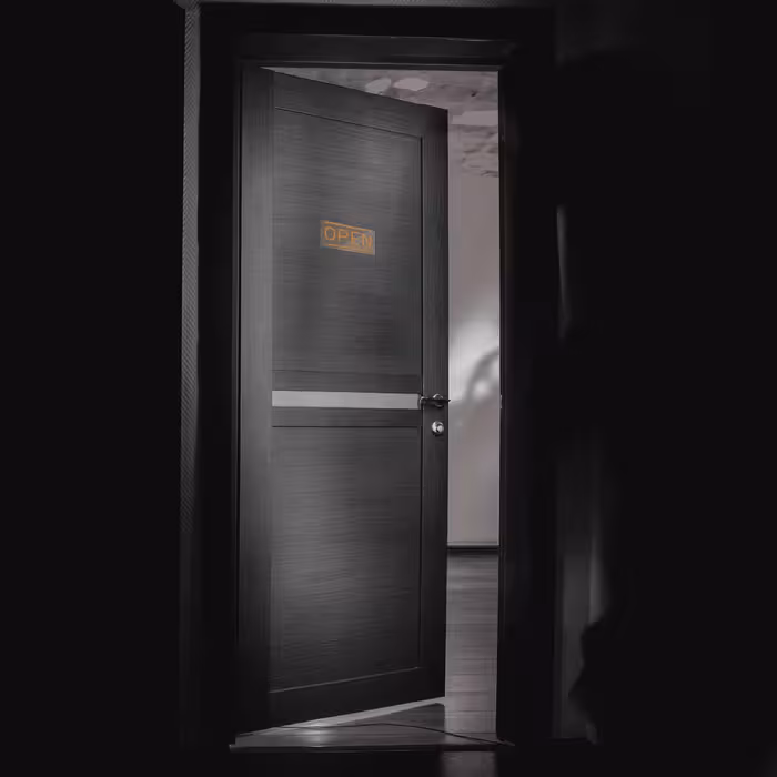 چراغ دیواری نئون دیزاین طرح Open_ORG