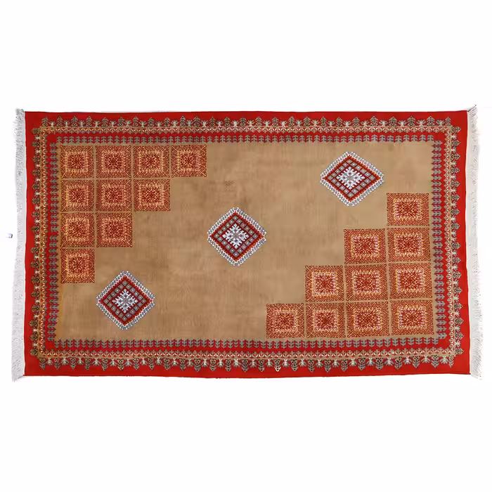 فرش دستبافت سه ونیم متری طرح یلمه کد 140966