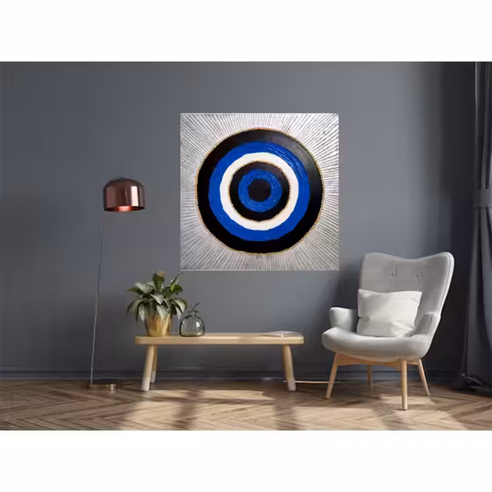  تابلو نقاشی ورق نقره مدل چشم نظر کد A7024 